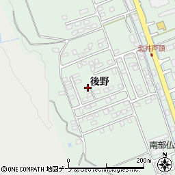 青森県十和田市洞内後野242-15周辺の地図