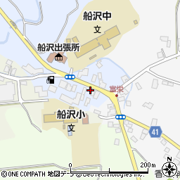 船沢郵便局 ＡＴＭ周辺の地図