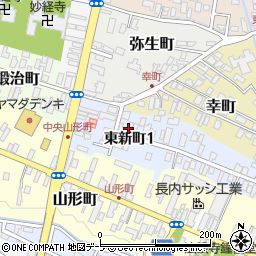 〒036-0334 青森県黒石市東新町の地図