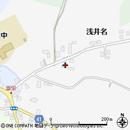 青森県弘前市富栄浅井名41周辺の地図