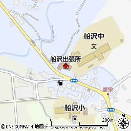 弘前市船沢出張所周辺の地図