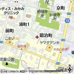 青森県黒石市鍛治町10周辺の地図