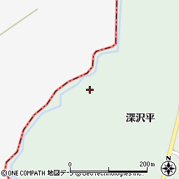 青森県十和田市洞内羽立周辺の地図