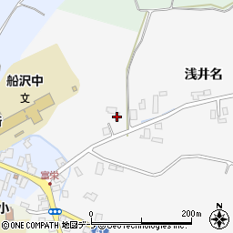 青森県弘前市富栄浅井名35周辺の地図