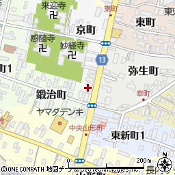 青森県黒石市京町2周辺の地図