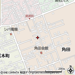 青森県黒石市角田53周辺の地図