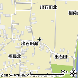 青森県黒石市牡丹平出石田派19周辺の地図