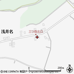 青森県弘前市富栄浅井名57周辺の地図