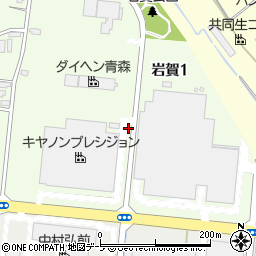 〒036-8073 青森県弘前市岩賀の地図
