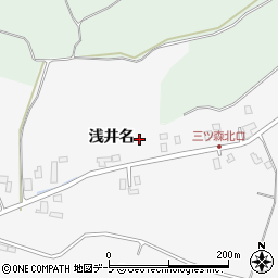 青森県弘前市富栄浅井名54周辺の地図