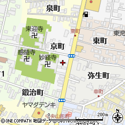 青森県黒石市京町15周辺の地図