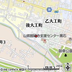 青森県黒石市後大工町12周辺の地図