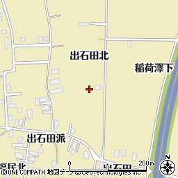 青森県黒石市牡丹平出石田北3周辺の地図