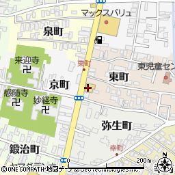 ゲオ黒石東町店周辺の地図