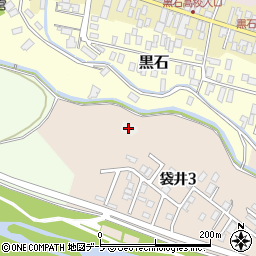 青森県黒石市境松（坂本）周辺の地図