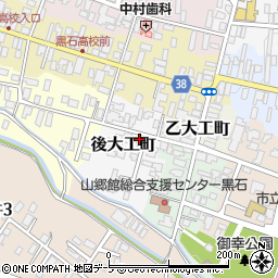 青森県黒石市後大工町29周辺の地図