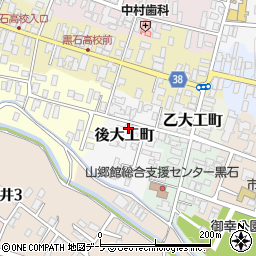 青森県黒石市後大工町30周辺の地図