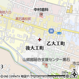 青森県黒石市後大工町42周辺の地図