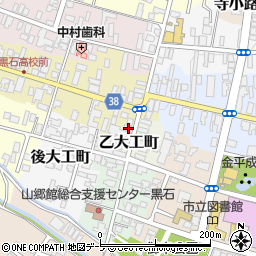 青森県黒石市元町121周辺の地図