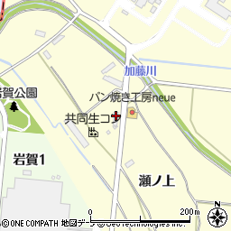 青森県弘前市津賀野瀬ノ上40-1周辺の地図