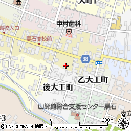 青森県黒石市元町110周辺の地図