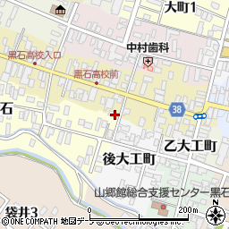 青森県黒石市元町104周辺の地図