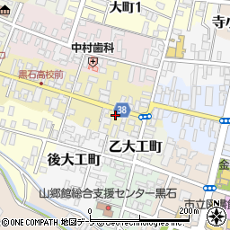 青森県黒石市元町116周辺の地図