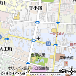 青森県黒石市上町47-7周辺の地図