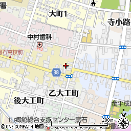 青森県黒石市元町2周辺の地図