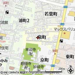 〒036-0374 青森県黒石市泉町の地図