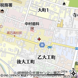 青森県黒石市元町7周辺の地図