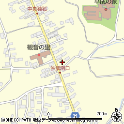 青森県弘前市独狐石田69周辺の地図