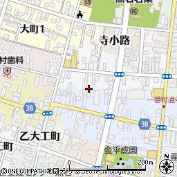 青森県黒石市乙徳兵衛町21周辺の地図