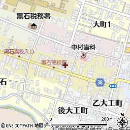 青森県黒石市元町16周辺の地図