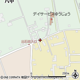 青森県黒石市東野添喜兵衛新田周辺の地図