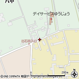 青森県黒石市東野添（喜兵衛新田）周辺の地図