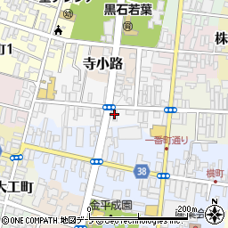 青森県黒石市乙徳兵衛町14周辺の地図