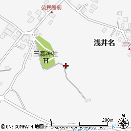青森県弘前市富栄浅井名192周辺の地図