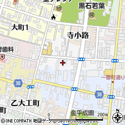 青森県黒石市乙徳兵衛町19周辺の地図