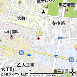 青森県黒石市乙徳兵衛町25周辺の地図