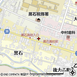 青森県黒石市元町周辺の地図