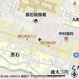 青森県黒石市元町29周辺の地図
