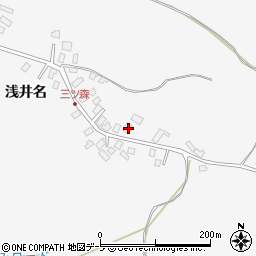 青森県弘前市富栄浅井名223周辺の地図