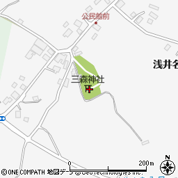青森県弘前市富栄浅井名253周辺の地図