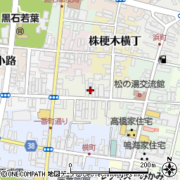 青森県黒石市甲徳兵衛町34周辺の地図