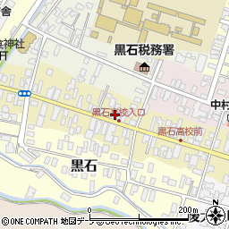 青森県黒石市元町36-1周辺の地図