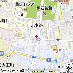 青森県黒石市乙徳兵衛町周辺の地図