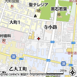 青森県黒石市乙徳兵衛町38-2周辺の地図
