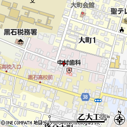 〒036-0385 青森県黒石市大板町の地図