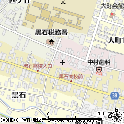 青森県黒石市大板町32周辺の地図
